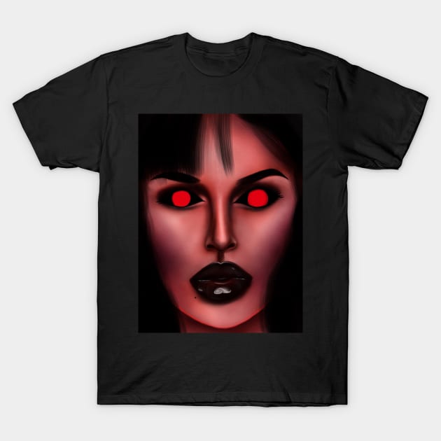 Glowing Red Eyes T-Shirt by MyNameisAlex